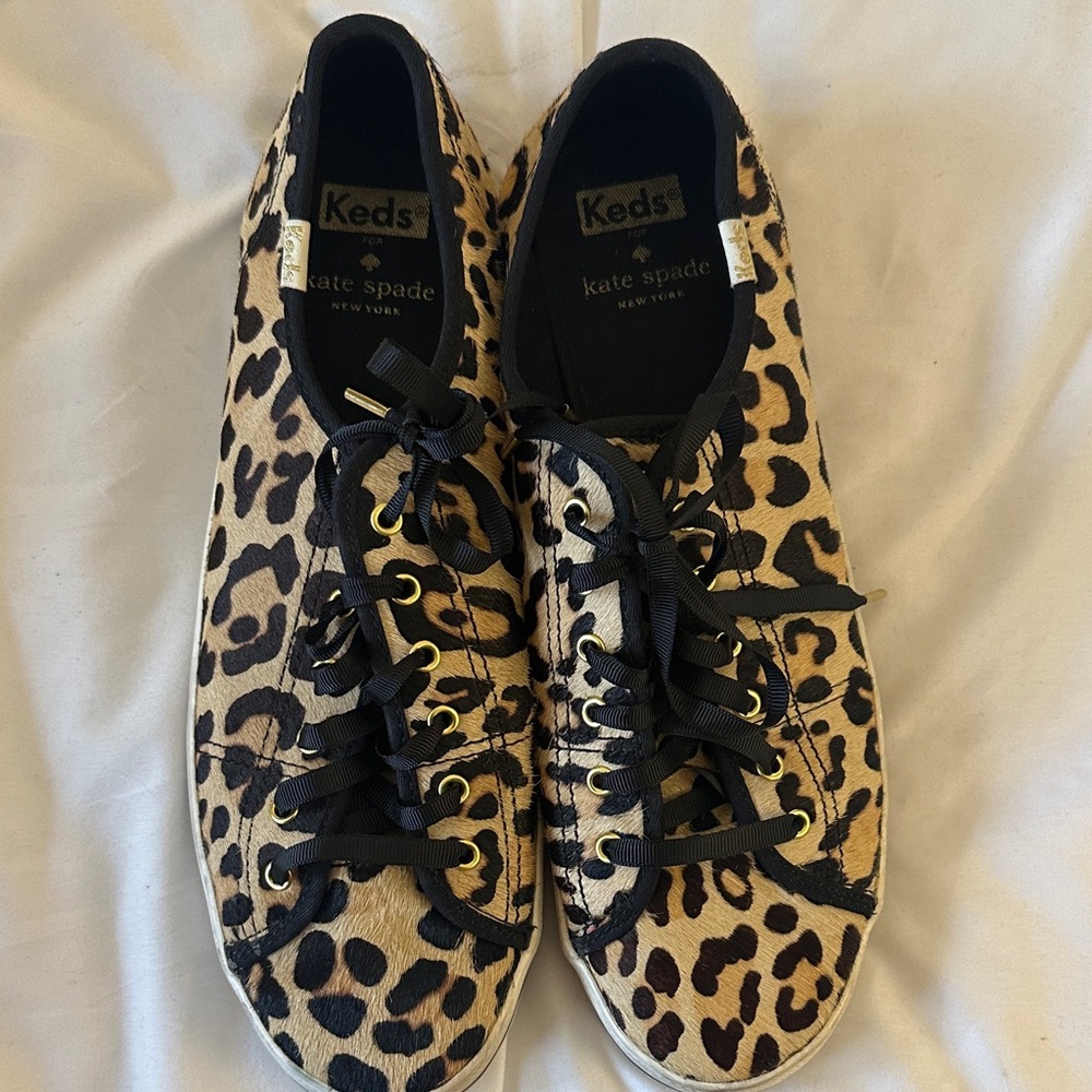 Kate Spade Leopard Print Sneakers